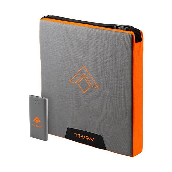 THAW THA-BOD-0015-G fűthető ülőpárna powerbankkal, 10.000 mAh kapacitás, 3 üzemmód, újratölthető