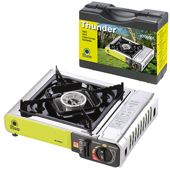 THUNDER PRO 2 kW-os gázüzemű kempingfőző