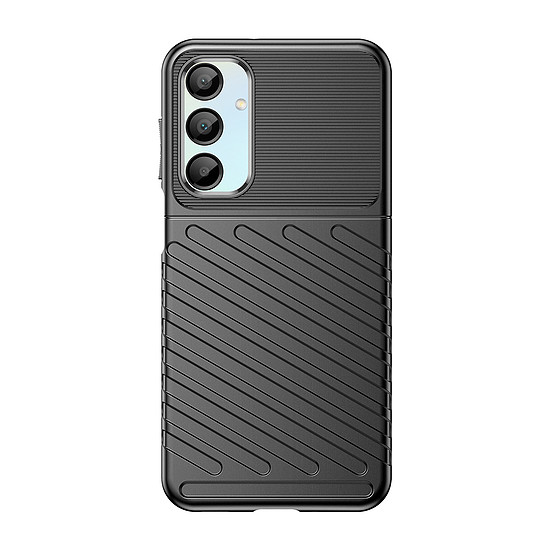 Thunder tok Samsung Galaxy A16 / A16 5G szilikon páncélozott tok - fekete