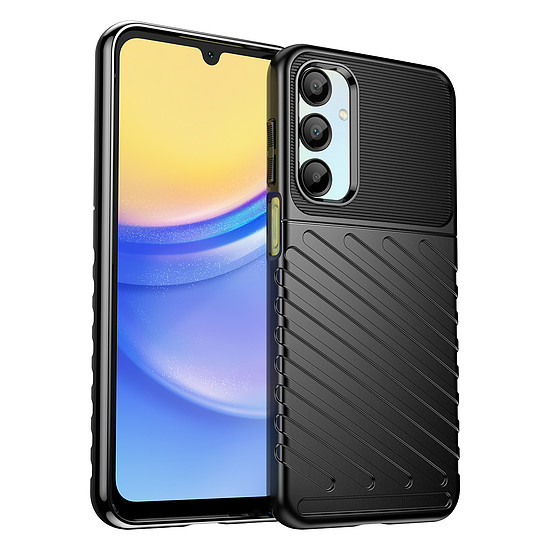 Thunder tok Samsung Galaxy A26 szilikon páncélozott tokhoz - fekete