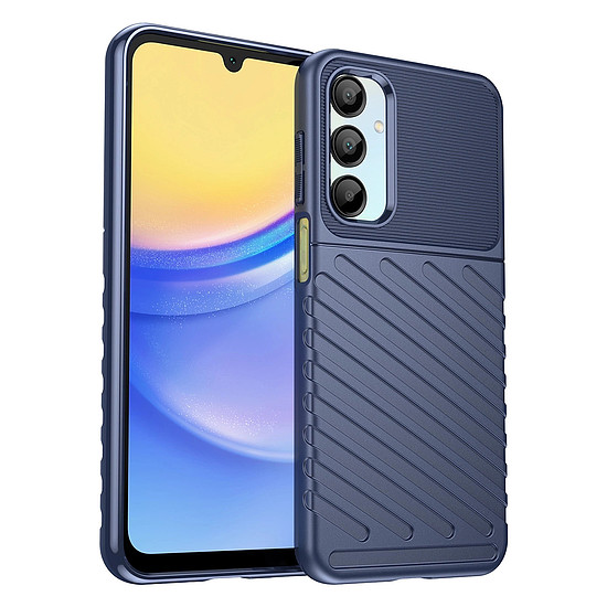 Thunder tok Samsung Galaxy A56/A36 szilikon páncéltok - kék