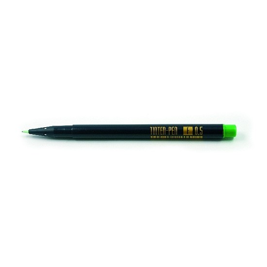 Tinten Pen ˝F˝ tűfilc zöld, általános használatú, vízbázisú 0,5mm 