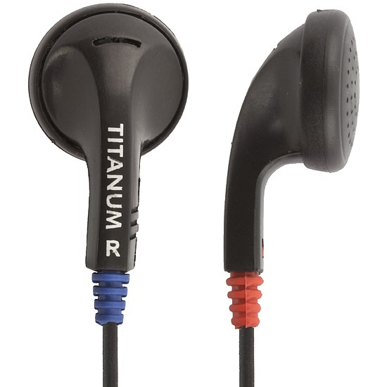 Titanum sztereó fülhallgató fekete (TH102)