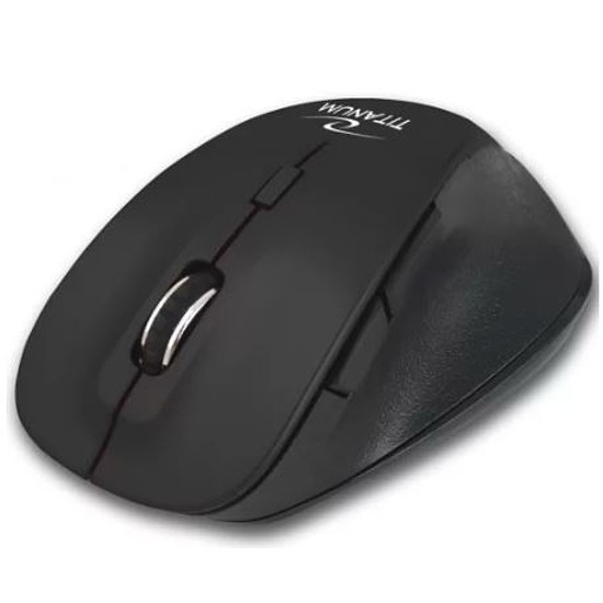 TITANUM VEZETÉK NÉLKÜLI BLUETOOTH OPTIKAI EGÉR 6D FORNAX FEKETE TM122K