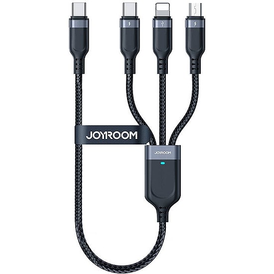 Többfunkciós USB-ről USB-C-re 2x Lightning Micro Joyroom kábel S-A18