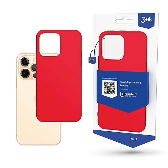 Tok iPhone 13 Pro készülékhez a 3mk Matt Case sorozatból - piros
