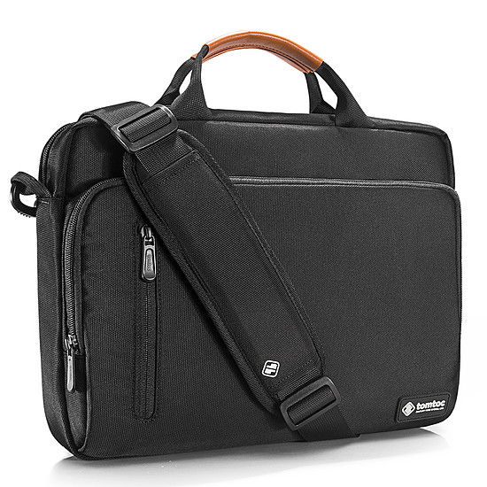 Tomtoc - Defender laptop táska (A43D3D1) - vállpánttal, ultra védelemmel, 14" - fekete (KF2313589)