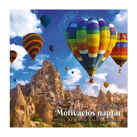 Top Timer falinaptár 290x580 mm tűzött Motivációs naptár T098-23