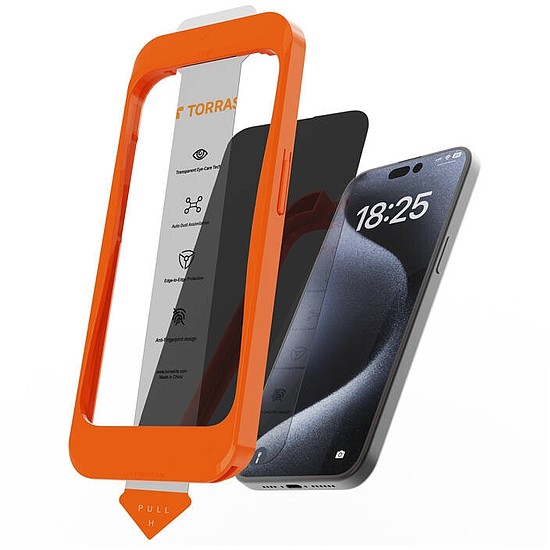 Torras Install Master edzett üveg iPhone 16-hoz (X00FX1538)