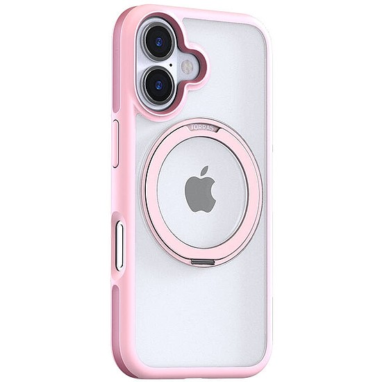 Torras Ostand R Fusion tok iPhone 16-hoz rózsaszín (X00FX1869)