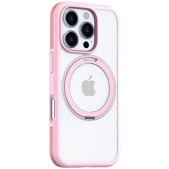 Torras Ostand R Fusion tok iPhone 16 Pro készülékhez rózsaszín (X00FX1879)