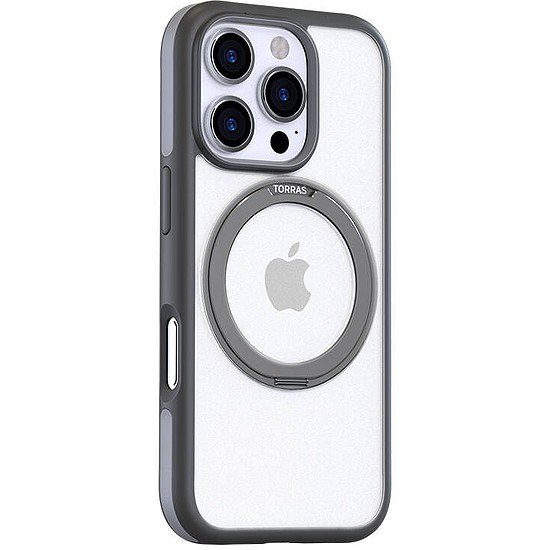 Torras Ostand R Fusion tok iPhone 16 Pro készülékhez szürke (X00FX1880)