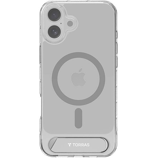 Torras Pstand sorozatú tok iPhone 16-hoz átlátszó (X00FX1932)