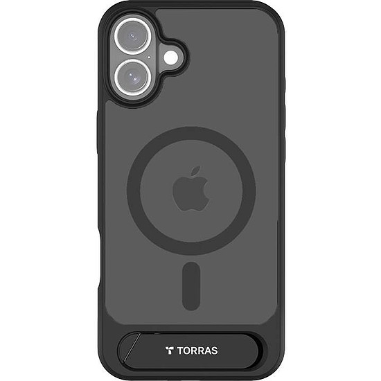 Torras Pstand sorozatú tok iPhone 16 Plus készülékhez fekete (X00FX1935)