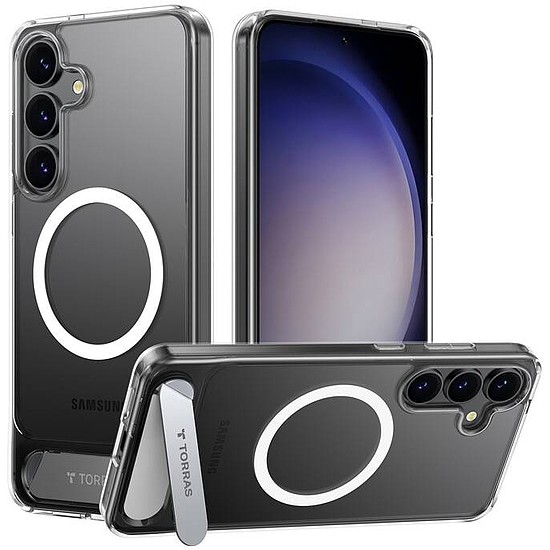 Torras Pstand sorozatú tok Samsung S25 telefonhoz átlátszó (X00FX2226)