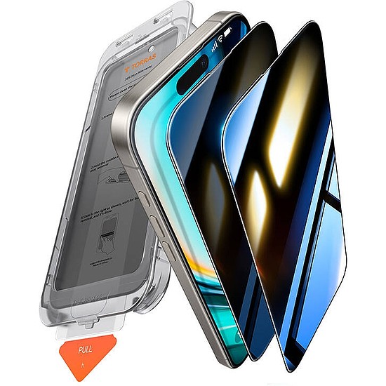 Torras telepítse a Master Privacy Glass üveget iPhone 16 ProMax készülékhez (X00FX1567)