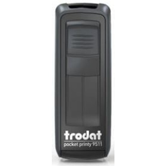 Trodat Pocket Printy 9512 zsebbélyegző önfestékező 47x18 mm fekete