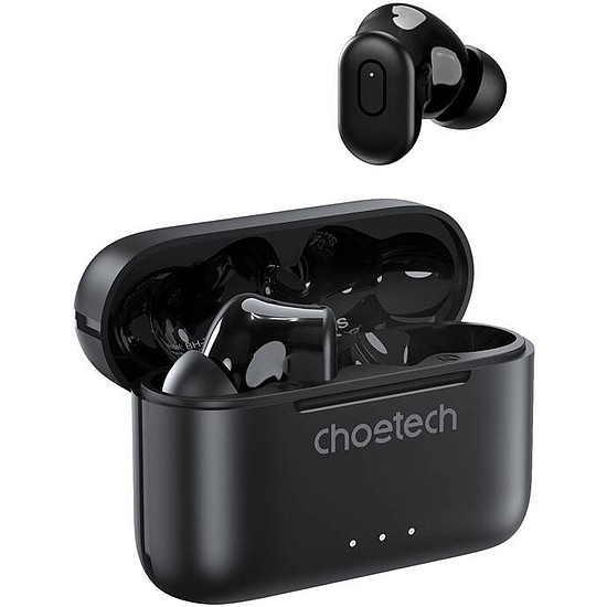 TWS Choetech BH-T15 ANC+ENC vezeték nélküli fejhallgató (fekete)
