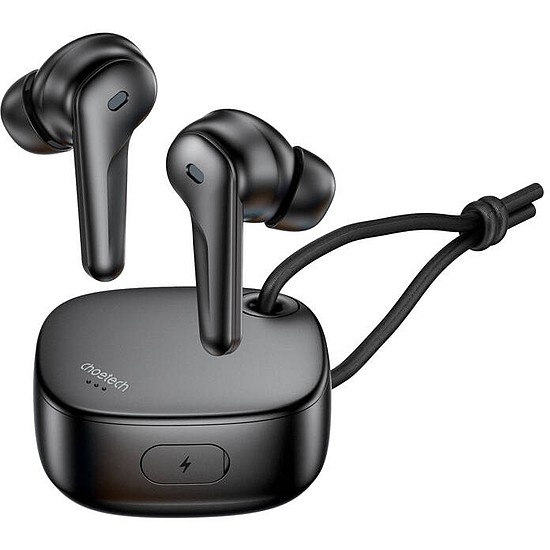 TWS Choetech BH-T17 ANC+ENC vezeték nélküli fejhallgató (fekete)