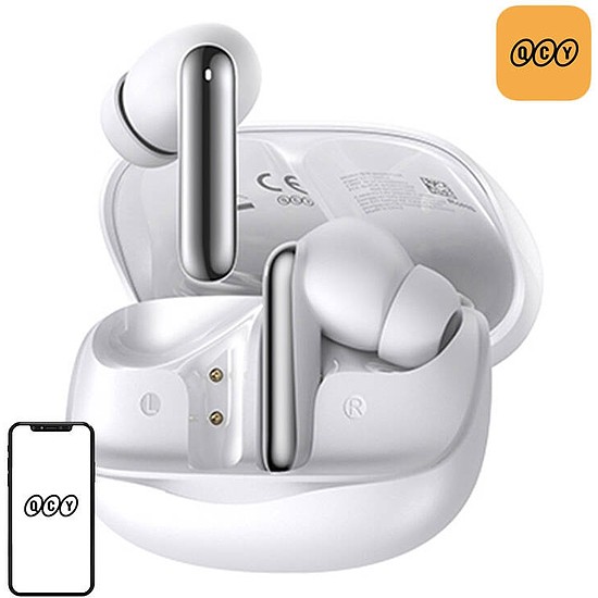 TWS QCY MeloBuds HT12 fejhallgató fehér (HT12 white)