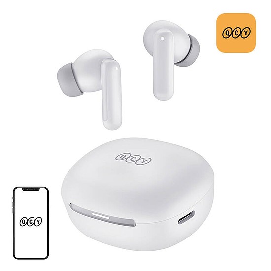 TWS QCY MeloBuds HT16 fejhallgató fehér (HT16 white)