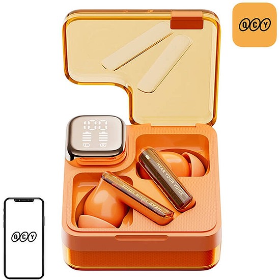 TWS QCY MeloBuds Neo T31 fejhallgató narancssárga (T31 orange)