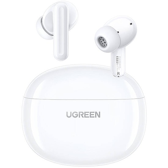 TWS Ugreen HiTune T3C fülhallgató, Bluetooth 5.4, IPX5, mikrofon fehér (45110)