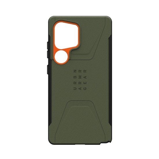 UAG Civilian Pro MagSafe tok Samsung Galaxy S25 Ultra 5G-hez - olívazöld