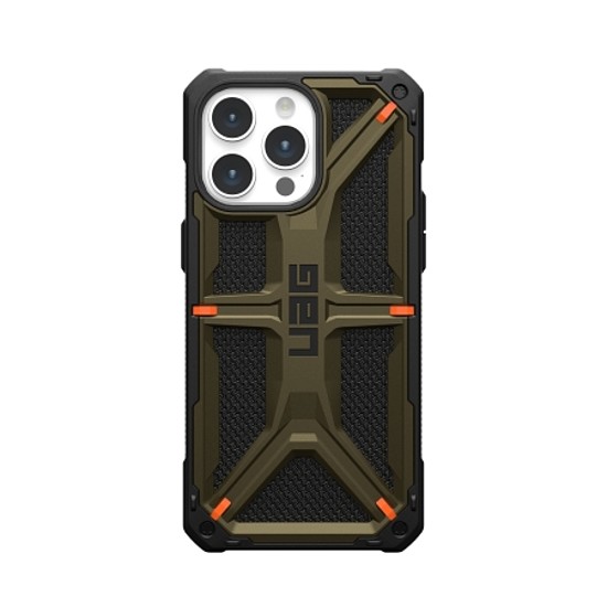 UAG Monarch - védőtok iPhone 15 Pro Max készülékhez (kevlár elem zöld)