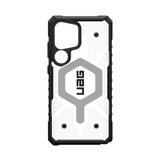 UAG Pathfinder Clear Magnet MagSafe tok Samsung Galaxy S25 Ultra 5G-hez - átlátszó-szürke