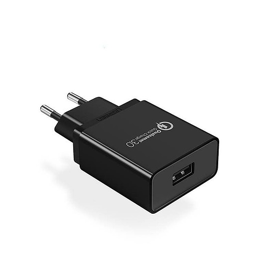 UGREEN adapter CD122, 18W, QC 3.0, USB, fekete (70273)
