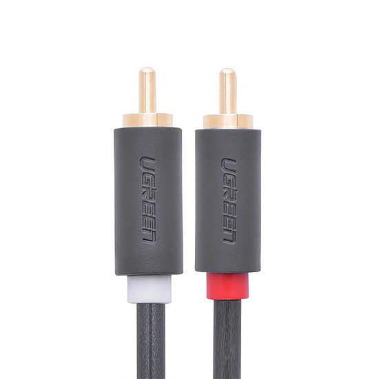 Ugreen AV104 30747 audiokábel 2RCA (dugasz) / 2RCA (dugasz) 1m - szürke