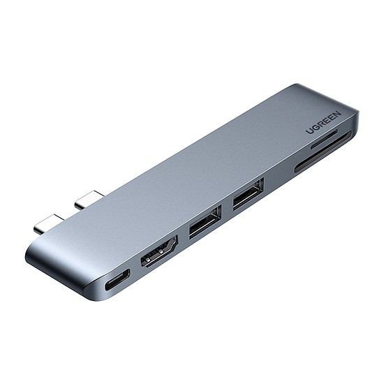UGREEN CM380 adapter USB-C hub MacBook Air / Pro-hoz, szürke (80856)