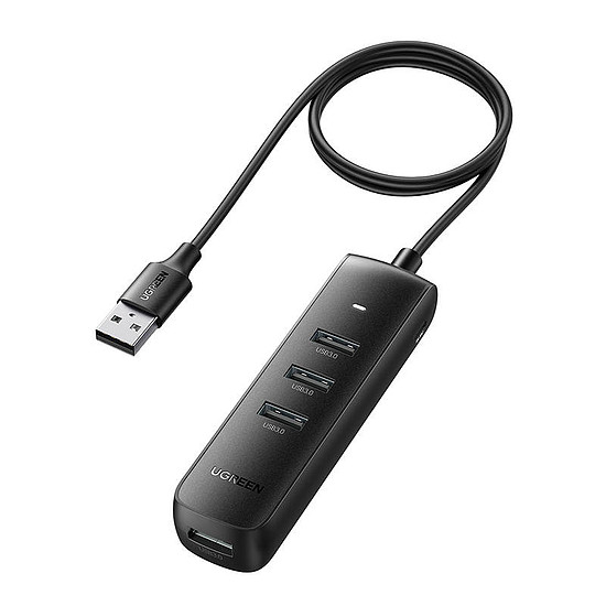 UGREEN CM416 4 az 1-ben USB adapter, 0.25m fekete (10915)