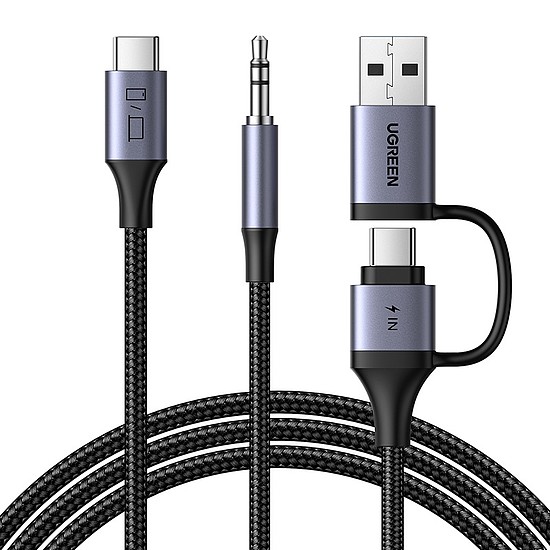 Ugreen CM772 hangkártya, USB-C 3,5 mm-es + USB-C/A-ra (45009)