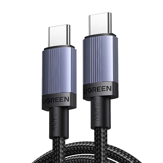 UGREEN L532 USB-C-USB-C kábel, PD 240 W, 480 Mbps, 3m, szürke (65909)