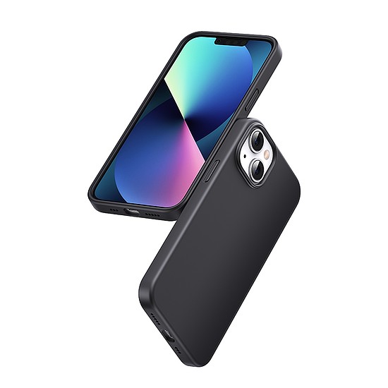 Ugreen LP626 selymes szilikon védőtok gumi rugalmas szilikon telefontok iPhone 14 Plus fekete (90920) telefonhoz