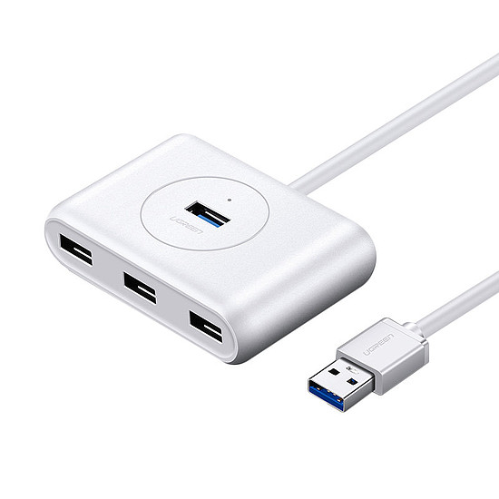 Ugreen multifunkcionális USB HUB Type c - 4 x USB 3.0 1m fehér (CR113)