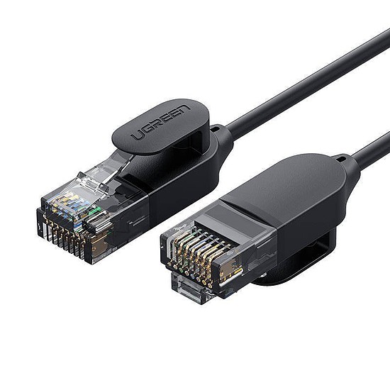 UGREEN NW122 Ethernet RJ45 hálózati kábel, Cat.6A, UTP, 2m, fekete (70334)