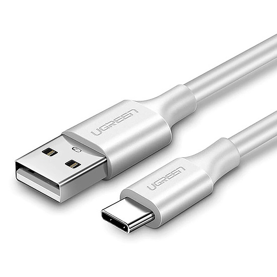 Ugreen US287 60121 USB-A / USB-C 3A kábel 1m - fehér