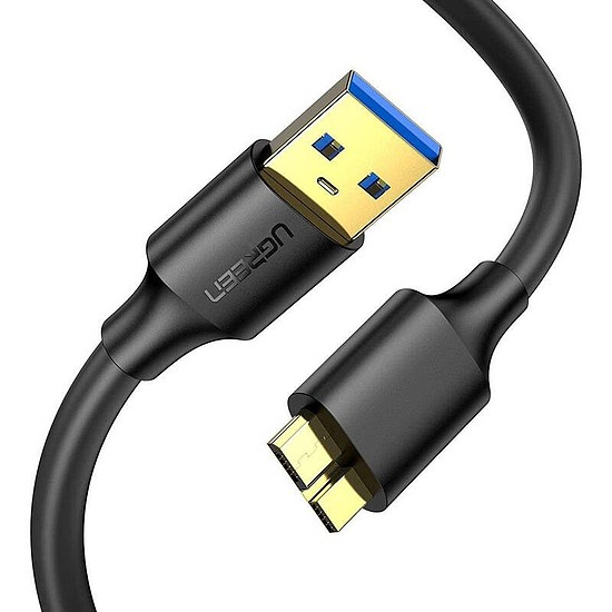 UGREEN USB 3.0 - micro USB 3.0 kábel, 0,5 m fekete (10840B)