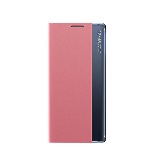 Új alvótok flip tok állvány funkcióval Samsung Galaxy A26 készülékhez - rózsaszín