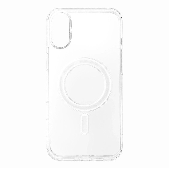 Ultraátlátszó tok MagSafe-feltöltéssel Samsung Galaxy S25 Edge-hez - átlátszó