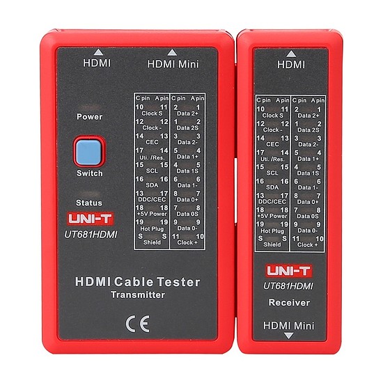 UNI-T UT681HDMI HDMI kábel tesztelő UNI-T UT681HDMI