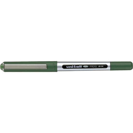 Uni UB-150 Eye Micro rollertoll zöld, műanyag, kupakos 0,3 mm