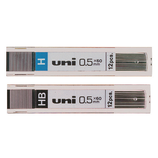 Uni UL-1405 nyomósirón betét 2B 0,5mm 12szál/tubus