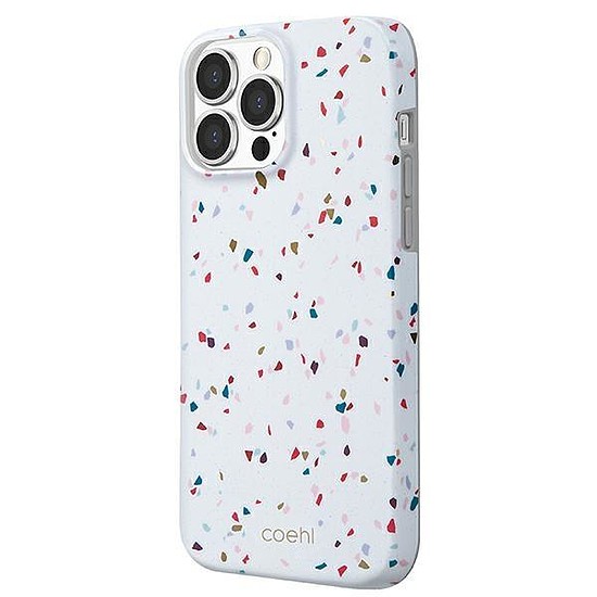 UNIQ Coehl Terrazzo iPhone 13 Pro Max 6.7" tok fehér/natúr fehér