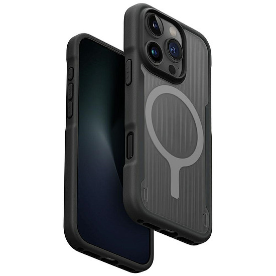 Uniq Combat Active Magclick töltőtok iPhone 16 Pro Maxhoz - fekete