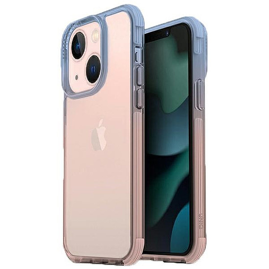 Uniq Combat Duo tok iPhone 13 6.1" kék-rózsaszín/kék-rózsaszín