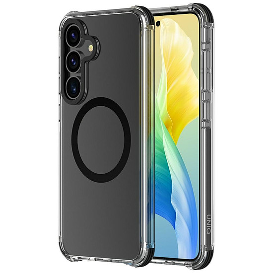 Uniq Combat MagSafe tok Samsung Galaxy S25+ készülékhez - fekete